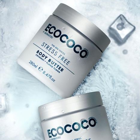 PET Jar for ECOCOCO Stress FREE Body Butter 