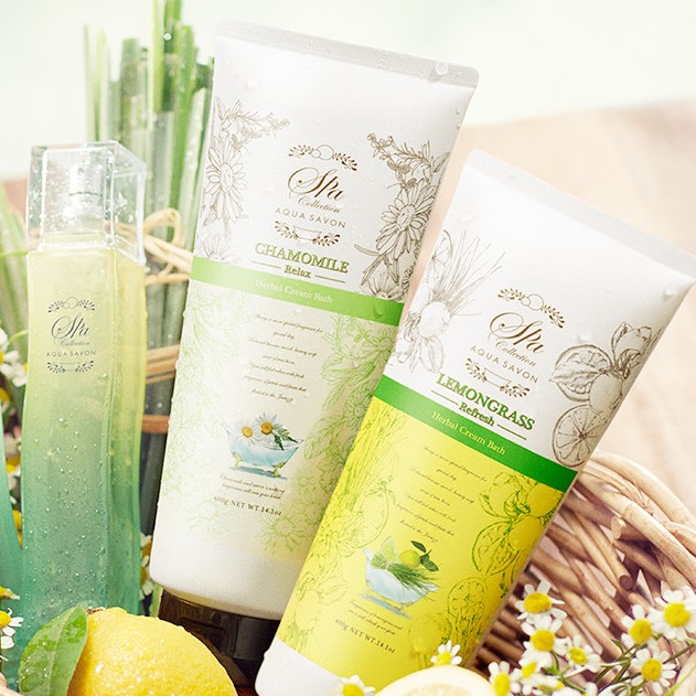 Plastic tube for Aqua Savon Spa Collection